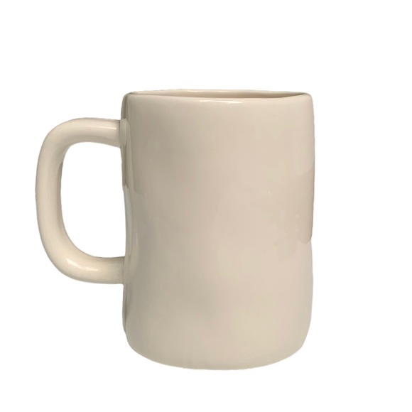 Rae Dunn BIG LITTLE Mugs Box Set White Black Letters Dimples 2017 OG NIB NWT - Picture 14 of 17